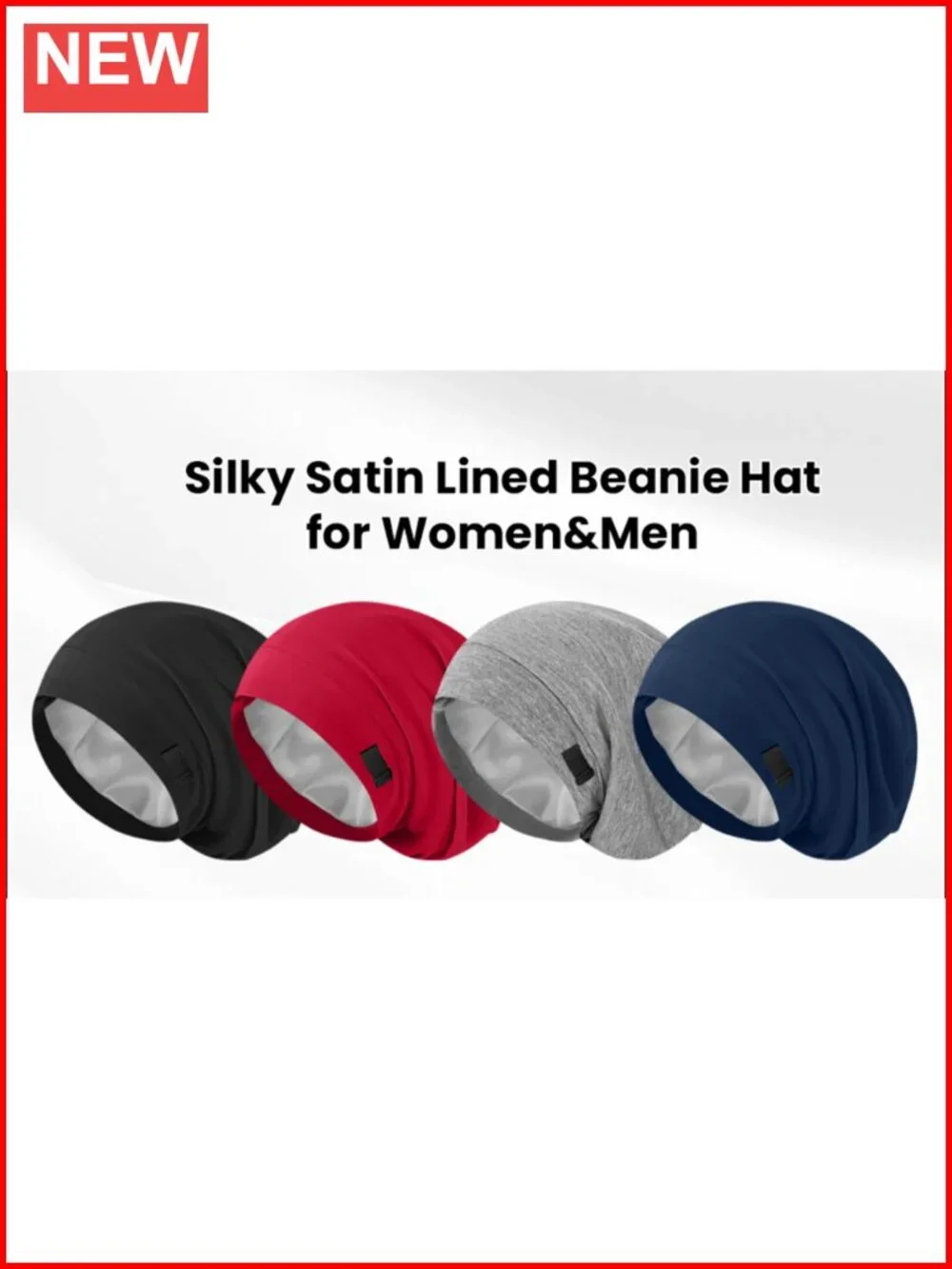 Adjustable Silk Satin Bonnet for Sleeping, Curly Hair Protection